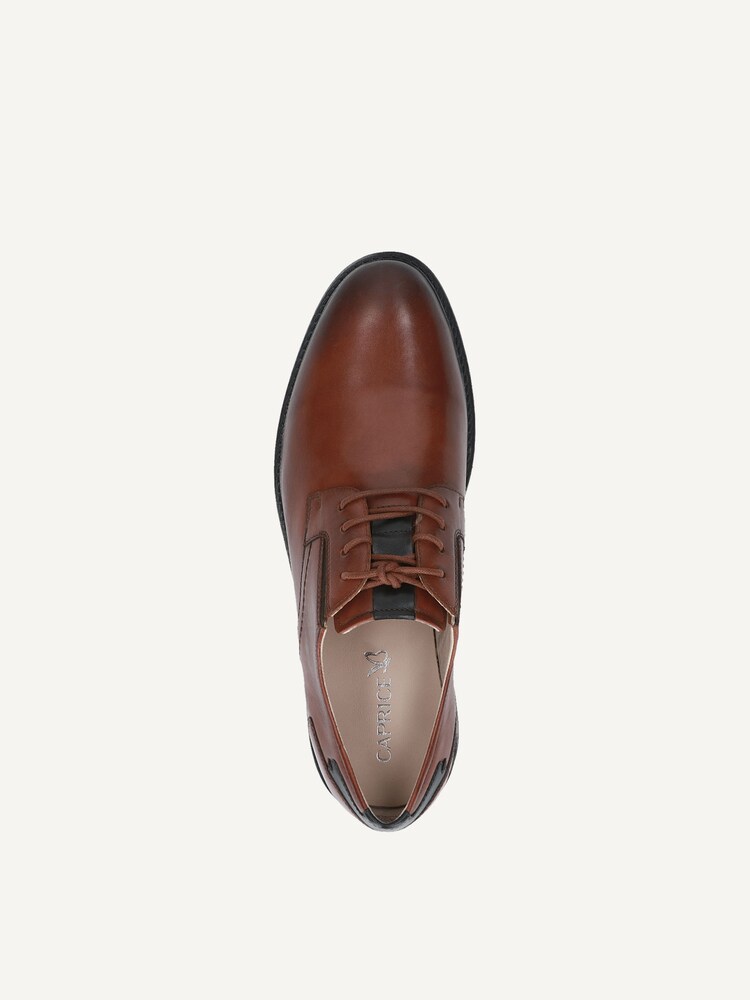 Caprice, Basket en cuir - marron NUT COMB, image 4 sur 5