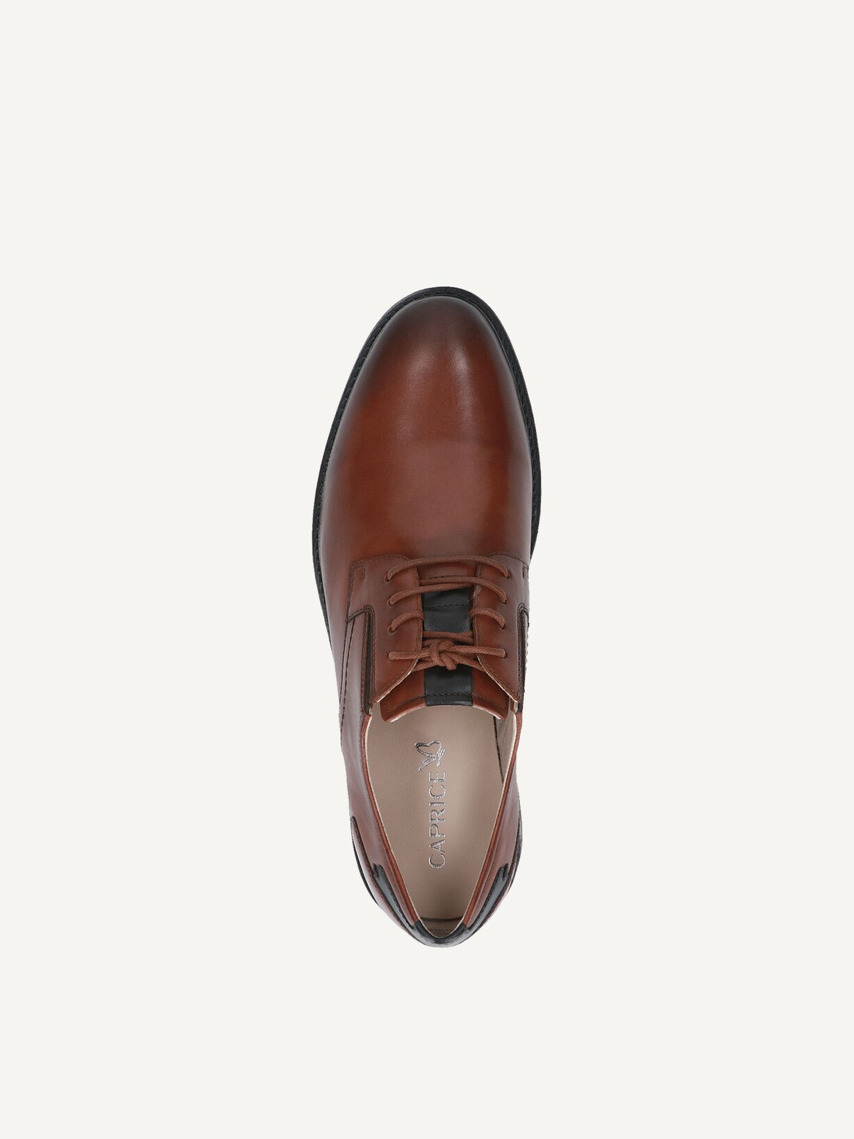 Caprice, Basket en cuir - marron NUT COMB, image 4 sur 5