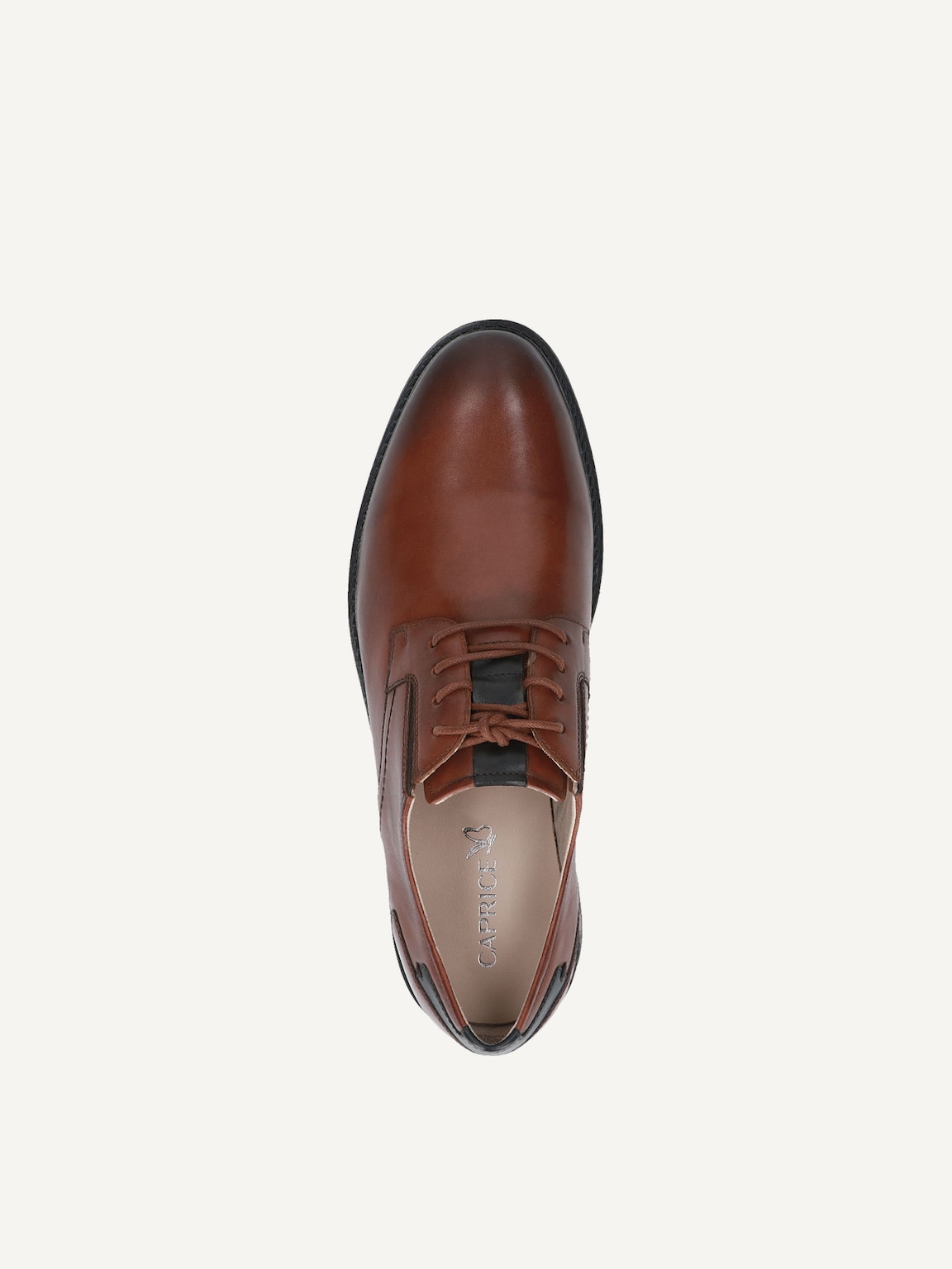 Caprice, Leather Sneaker - brown NUT COMB, image 5 of 5
