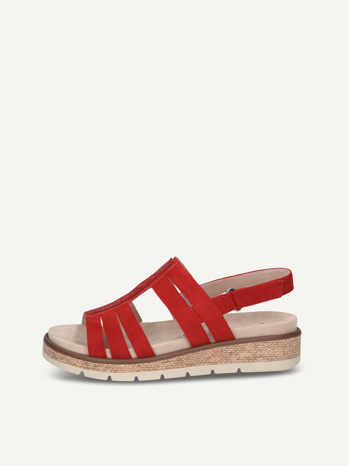 Caprice, Sandal - red RED SUEDE, image 2 of 5