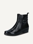 Selected, Caprice, Leather Bootie - black BLACK NAPLAK