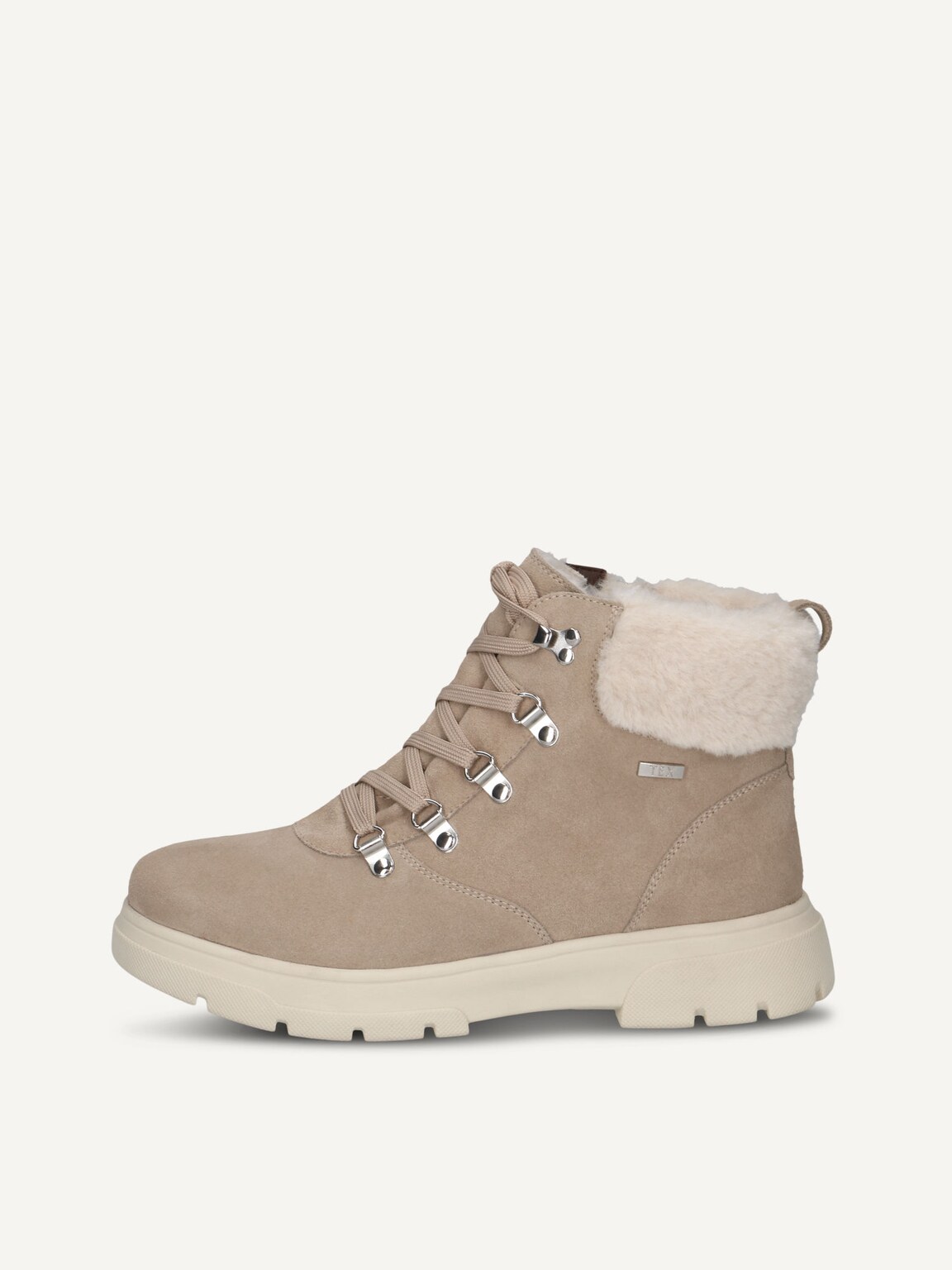 Caprice, Bootie - beige warm lining SAND SUEDE, image 2 of 5