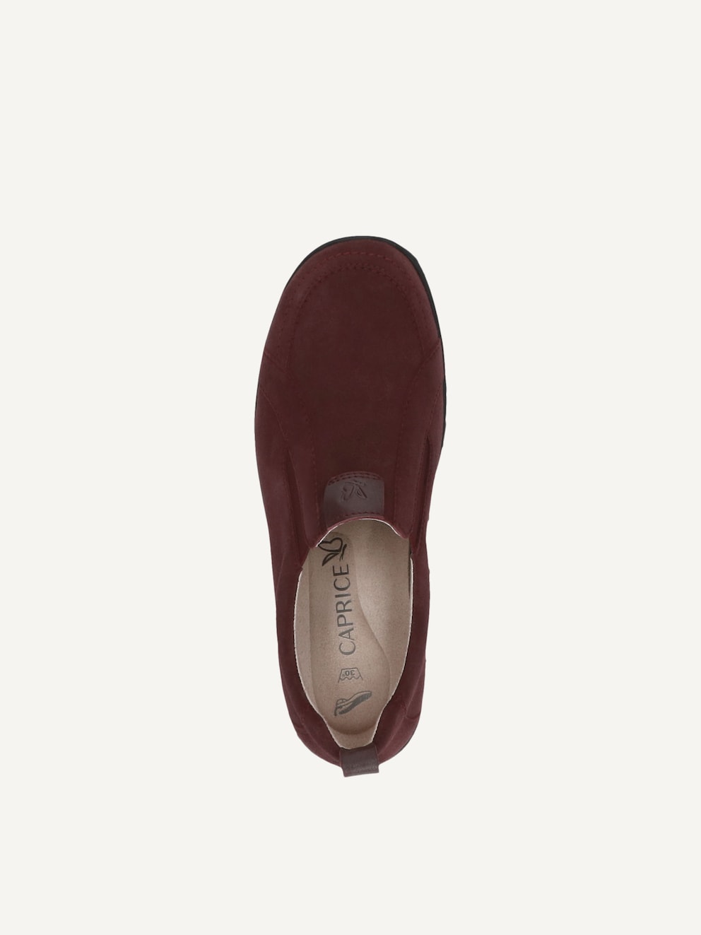 Caprice, Leather Slipper - red BORDEAUX COMB, image 5 of 6