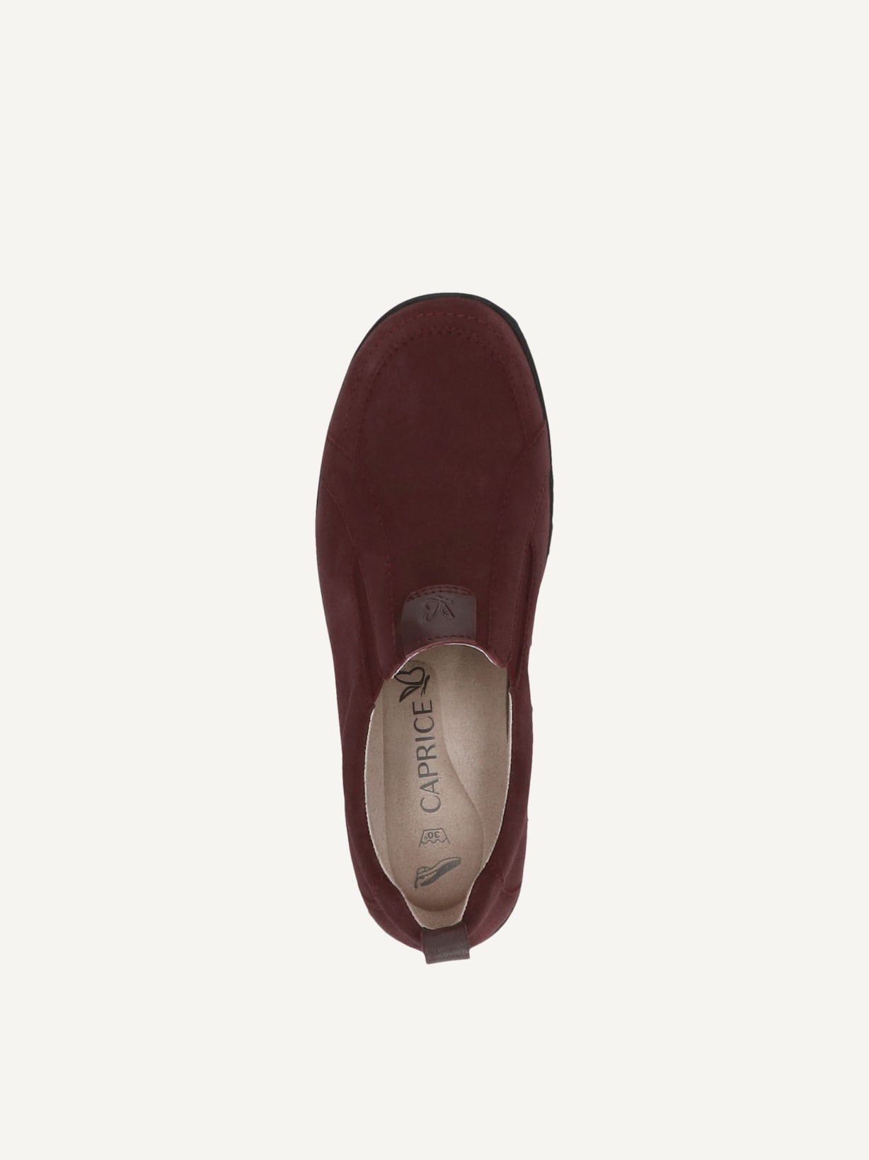 Caprice, Leather Slipper - red BORDEAUX COMB, image 5 of 6