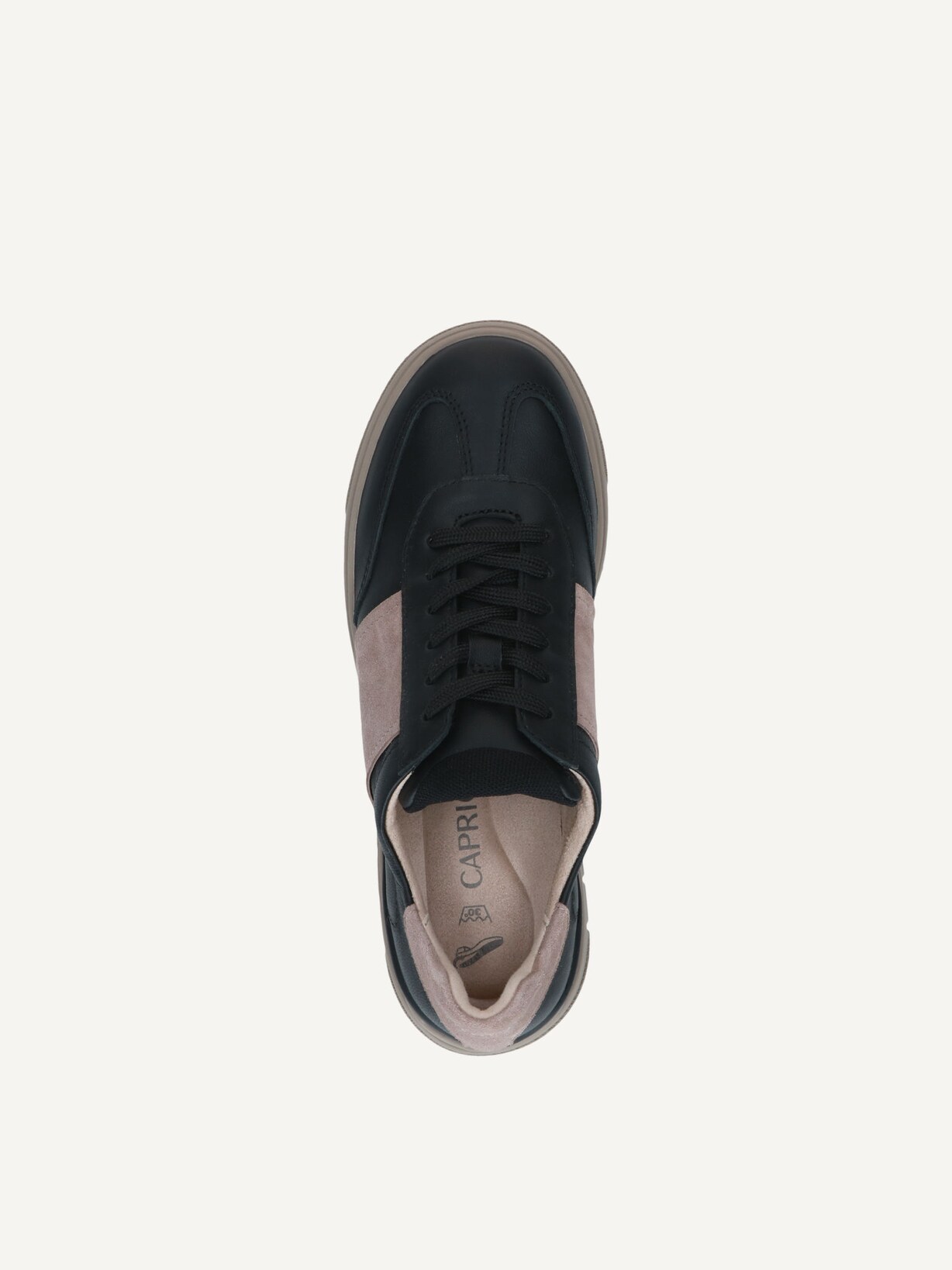 Caprice, Lädersneaker - svart BLACK COMB, bild 5 av 6
