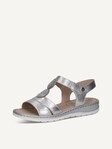 Not selected, Caprice, Leather Heeled sandal - silver SILVER METAL.