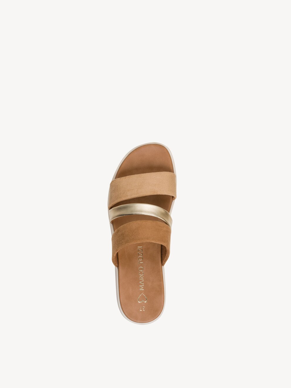 Marco Tozzi, Ciabatte - beige ALMOND COMB, immagine 5 di 6