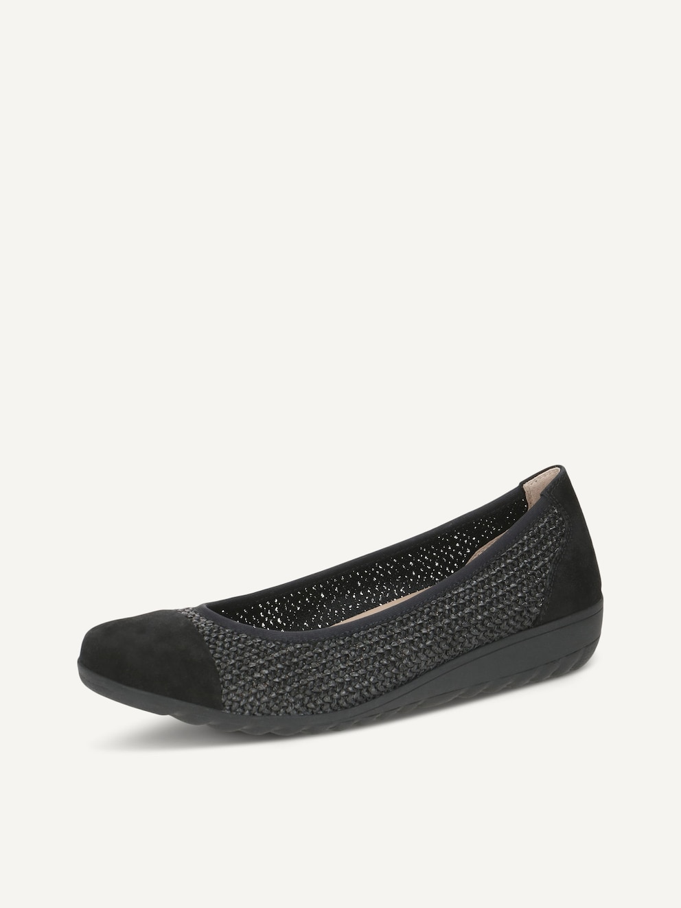 Caprice, Ballerine - noir BLACK COMB, image 2 sur 5