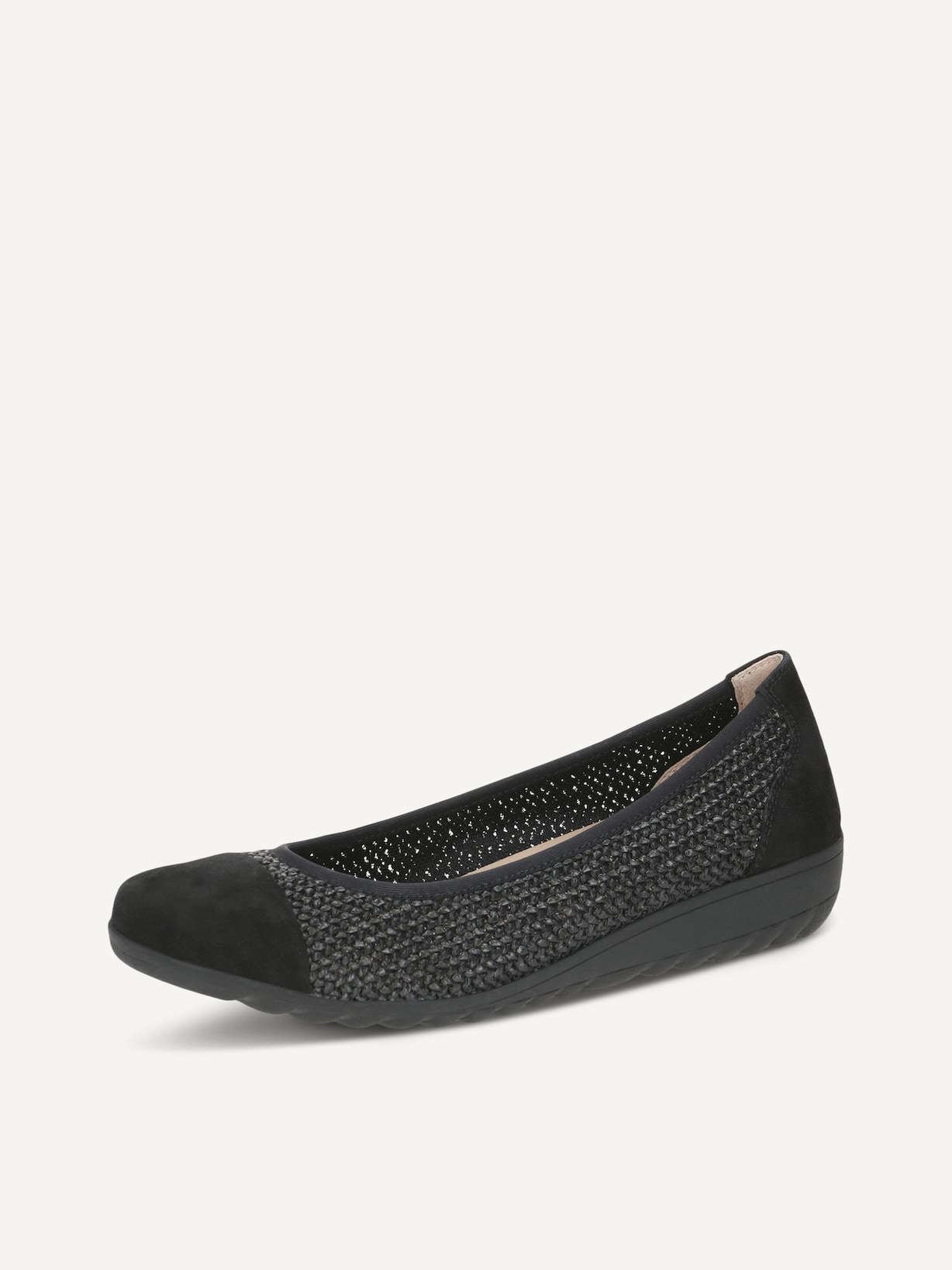 Caprice, Ballerine - noir BLACK COMB, image 2 sur 5