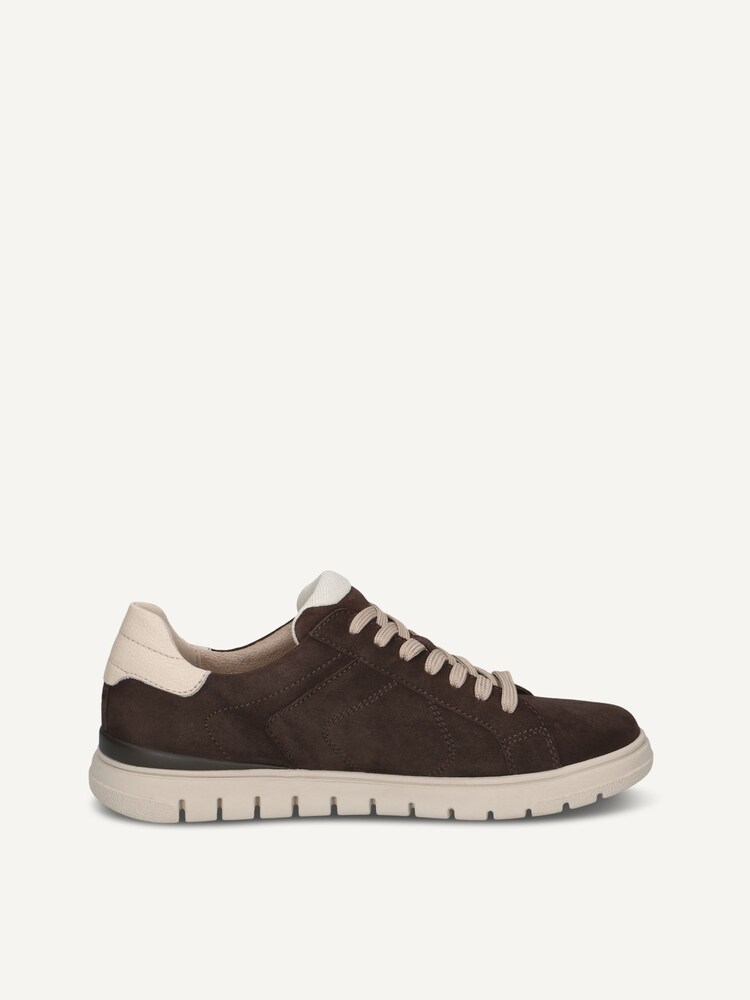 Caprice, Basket en cuir - marron DK BROWN COMB, image 3 sur 5