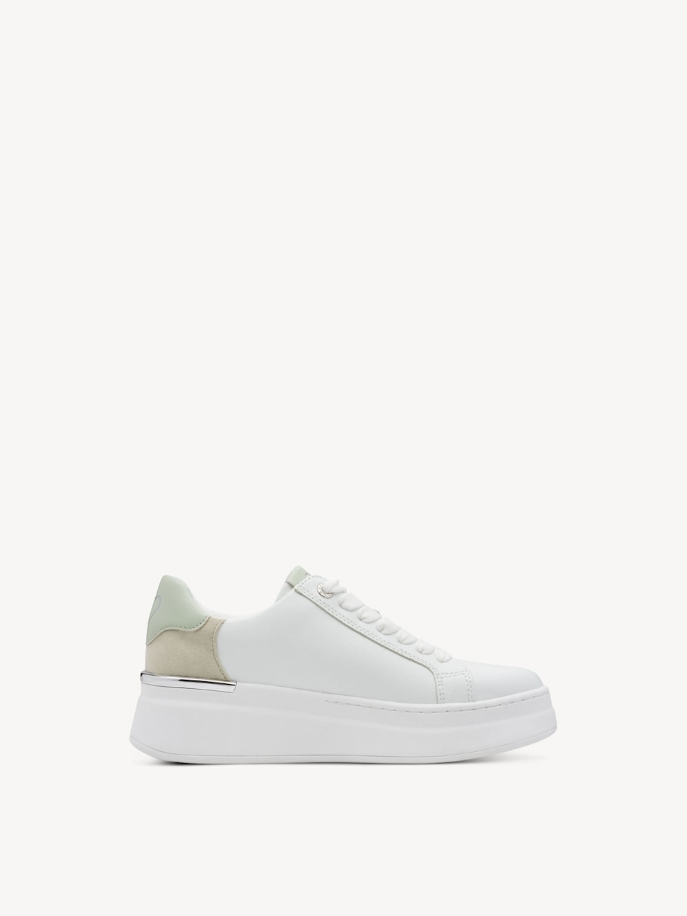 Marco Tozzi, Sneaker - weiß WHITE/MATCHA, Bild 6 von 6