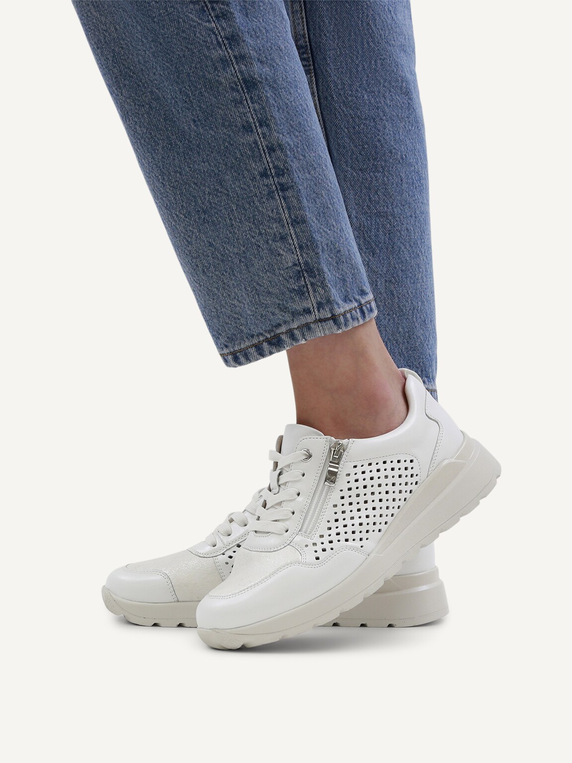 Caprice, Sneaker - white WHITE/SILVER, image 2 of 6