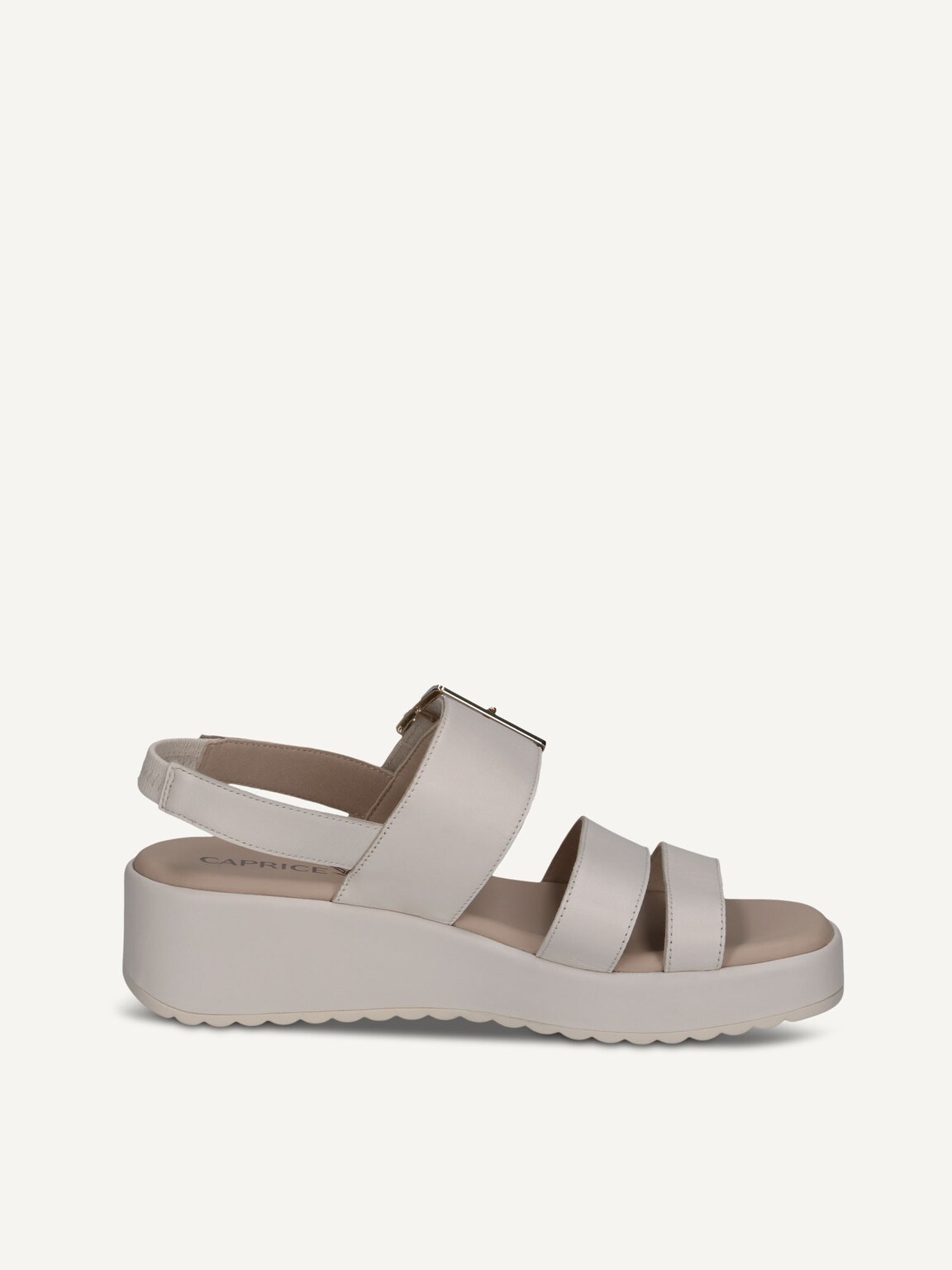 Caprice, Leather Sandal - white OFFWHITE NAPPA, image 4 of 6