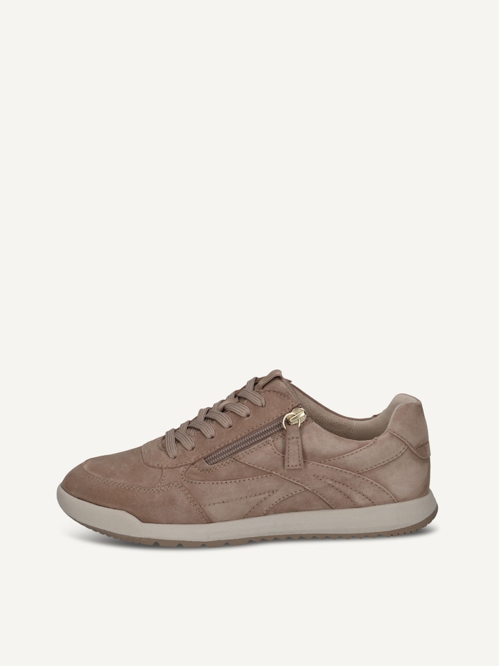 Caprice, Basket en cuir - marron TAUPE SUEDE