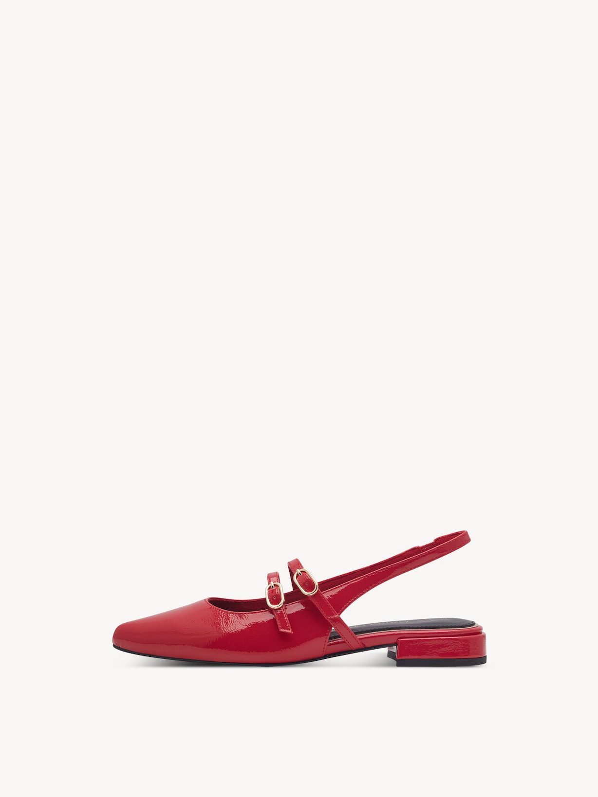 Marco Tozzi, Slingpumps - rød RED PATENT, billede 2 af 6
