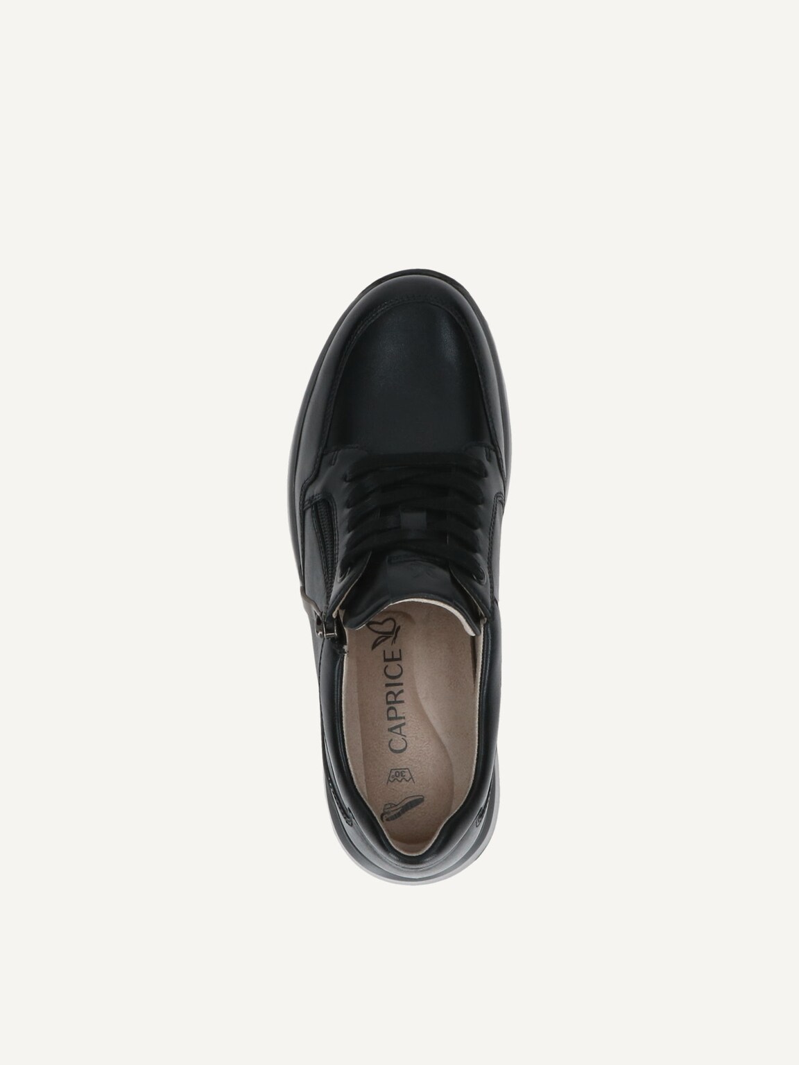 Caprice, Leather Sneaker - black BLACK NAPPA, image 6 of 6