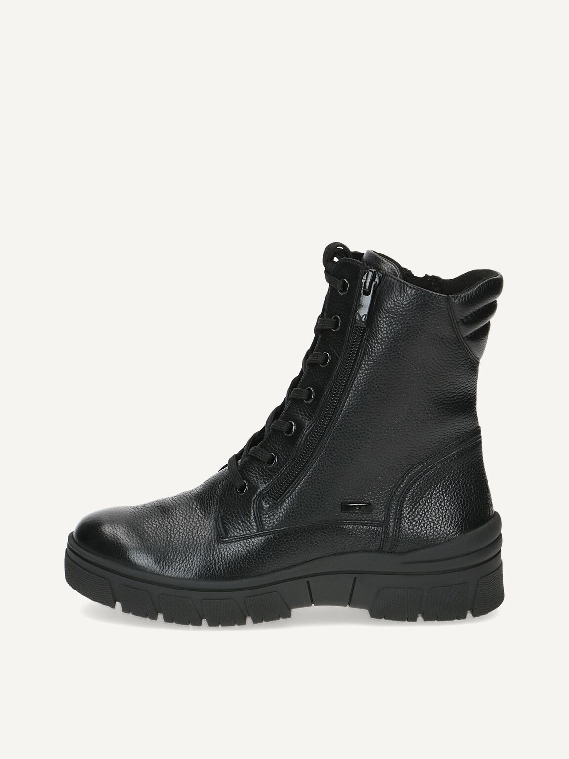 Caprice, Leather Bootie - black warm lining BLACK NAPPA, image 2 of 5