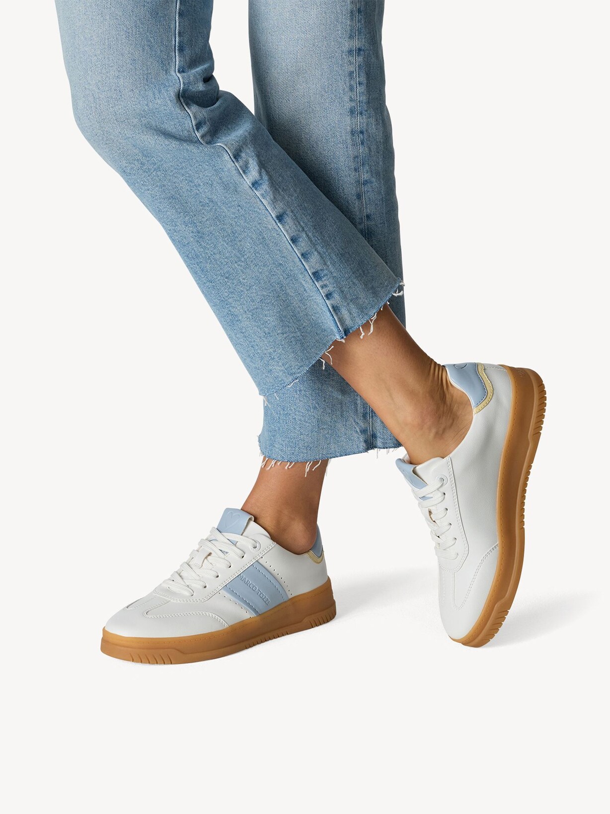 Marco Tozzi, Sneaker - weiß WHITE/LT. BLUE, Bild 2 von 8