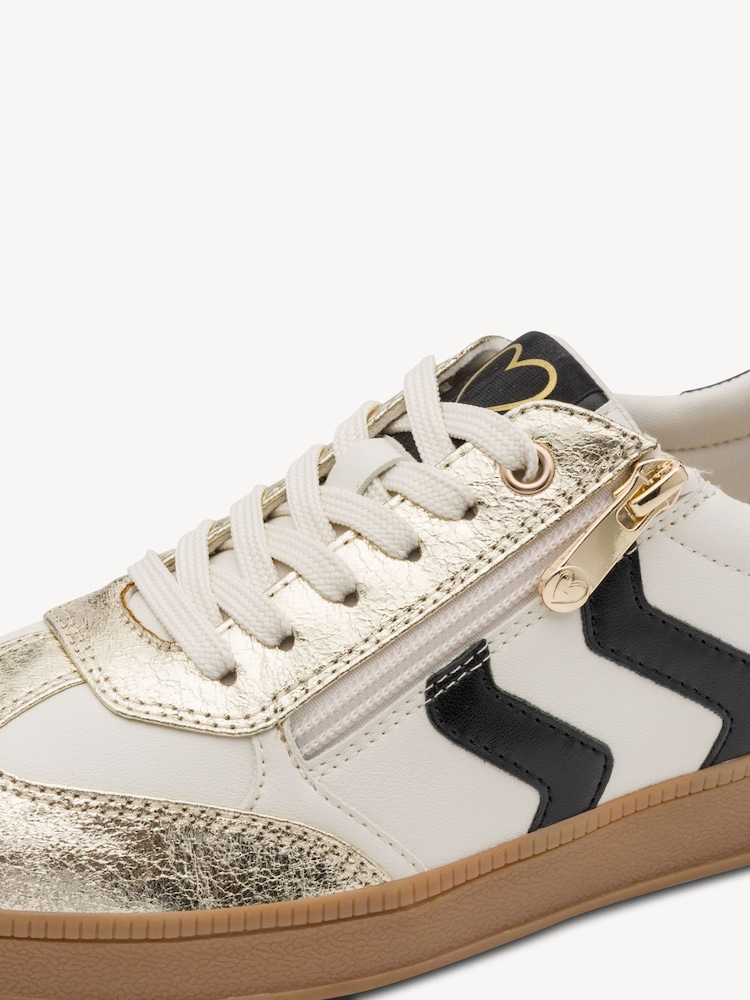 Marco Tozzi, Sneaker - beige CREAM/GOLD, immagine 5 di 6