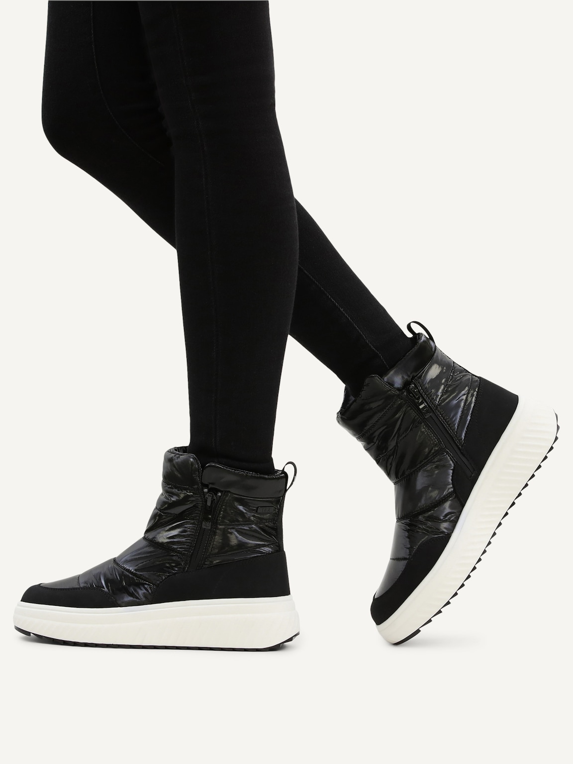 Caprice, Bootie - black warm lining BLACK COMB, image 2 of 6