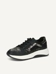 Selected, Caprice, Leather Sneaker - black BLACK COMB