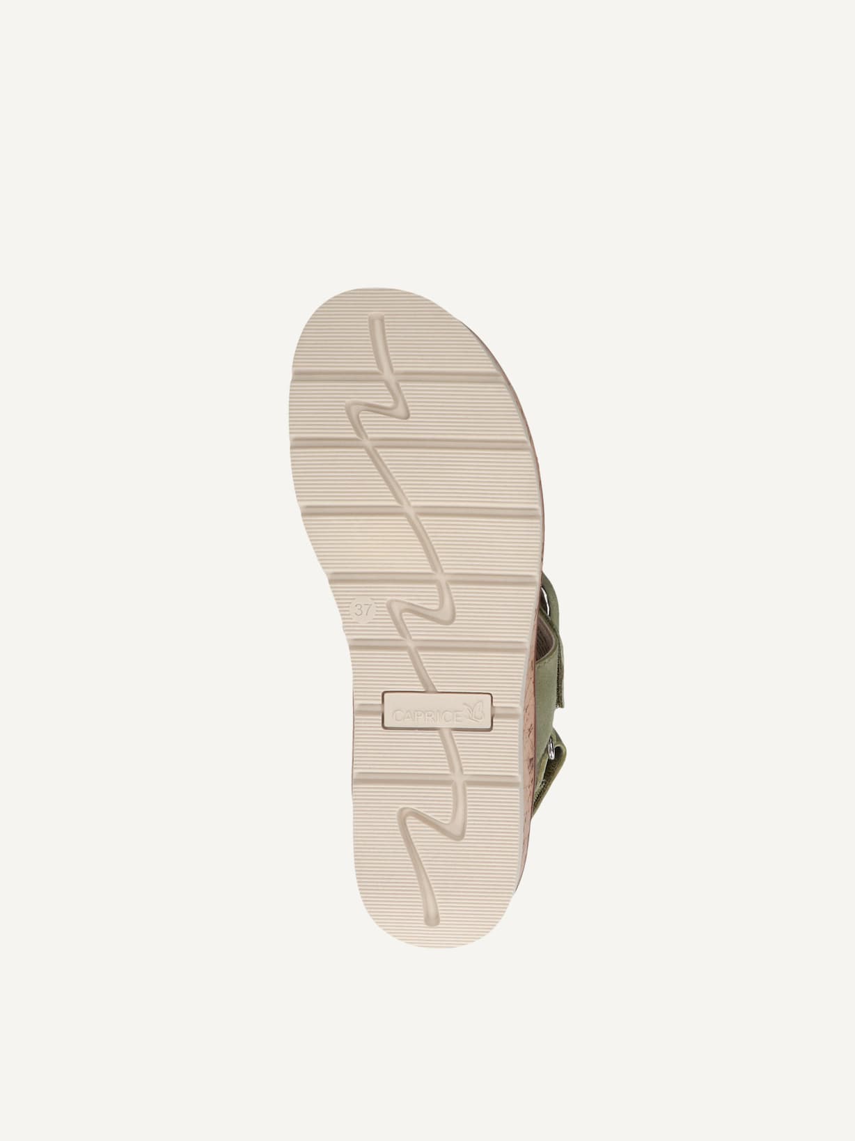 Caprice, Sandale en cuir - vert GREEN SUEDE, image 5 sur 5