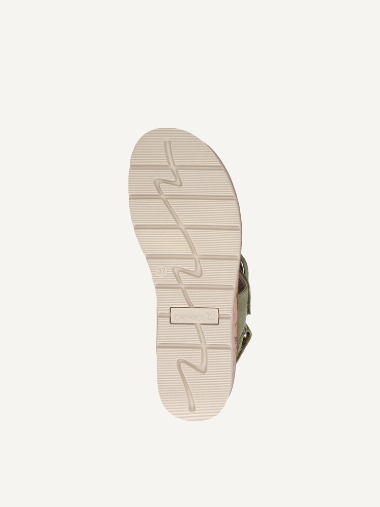 Caprice, Sandale en cuir - vert GREEN SUEDE, image 5 sur 5