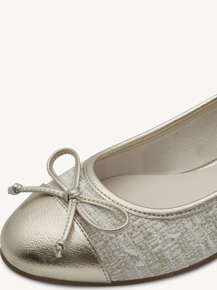 Marco Tozzi, Ballerina - beige IVORY MULTI, immagine 5 di 6