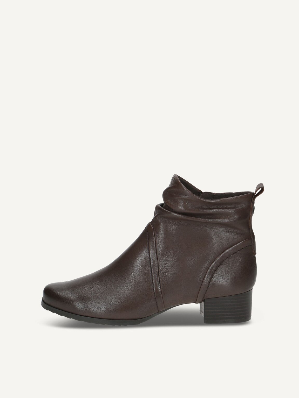 Caprice, Leather Bootie - brown DK BROWN NAPPA, image 2 of 5