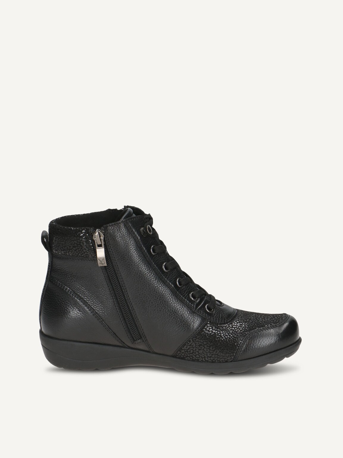 Caprice, Bootie - black warm lining BLACK COMB, image 4 of 6