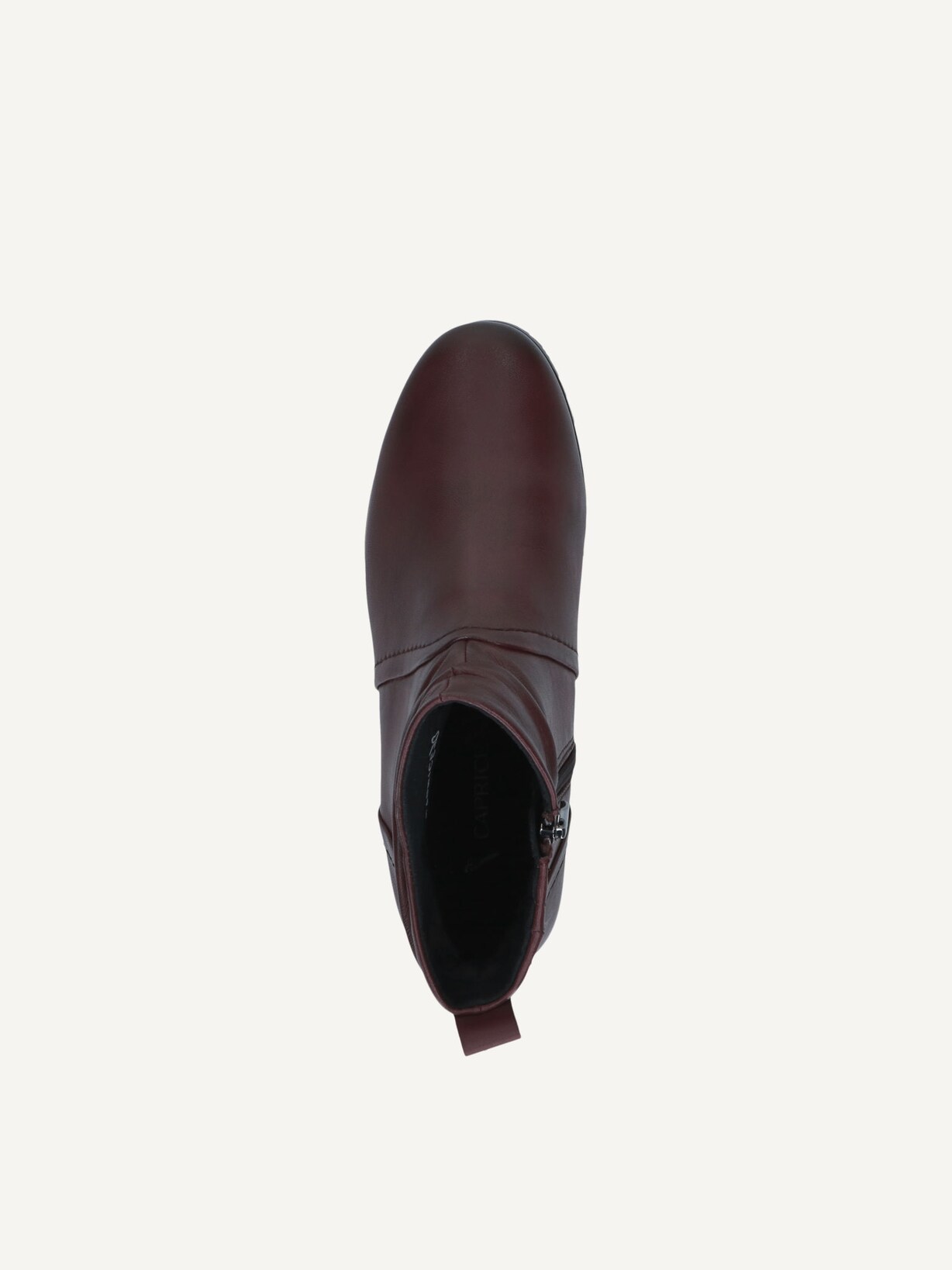Caprice, Leather Bootie - red BORDEAUX NAPPA, image 4 of 5