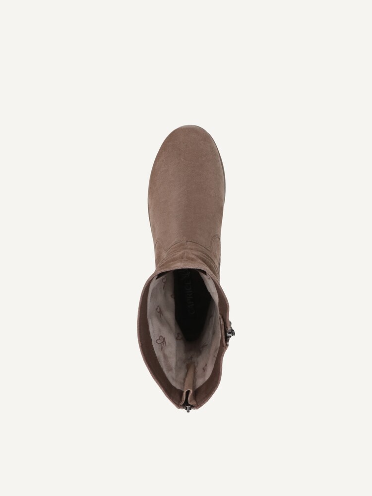 Caprice, Leather Bootie - brown TAUPE SUEDE, image 5 of 5
