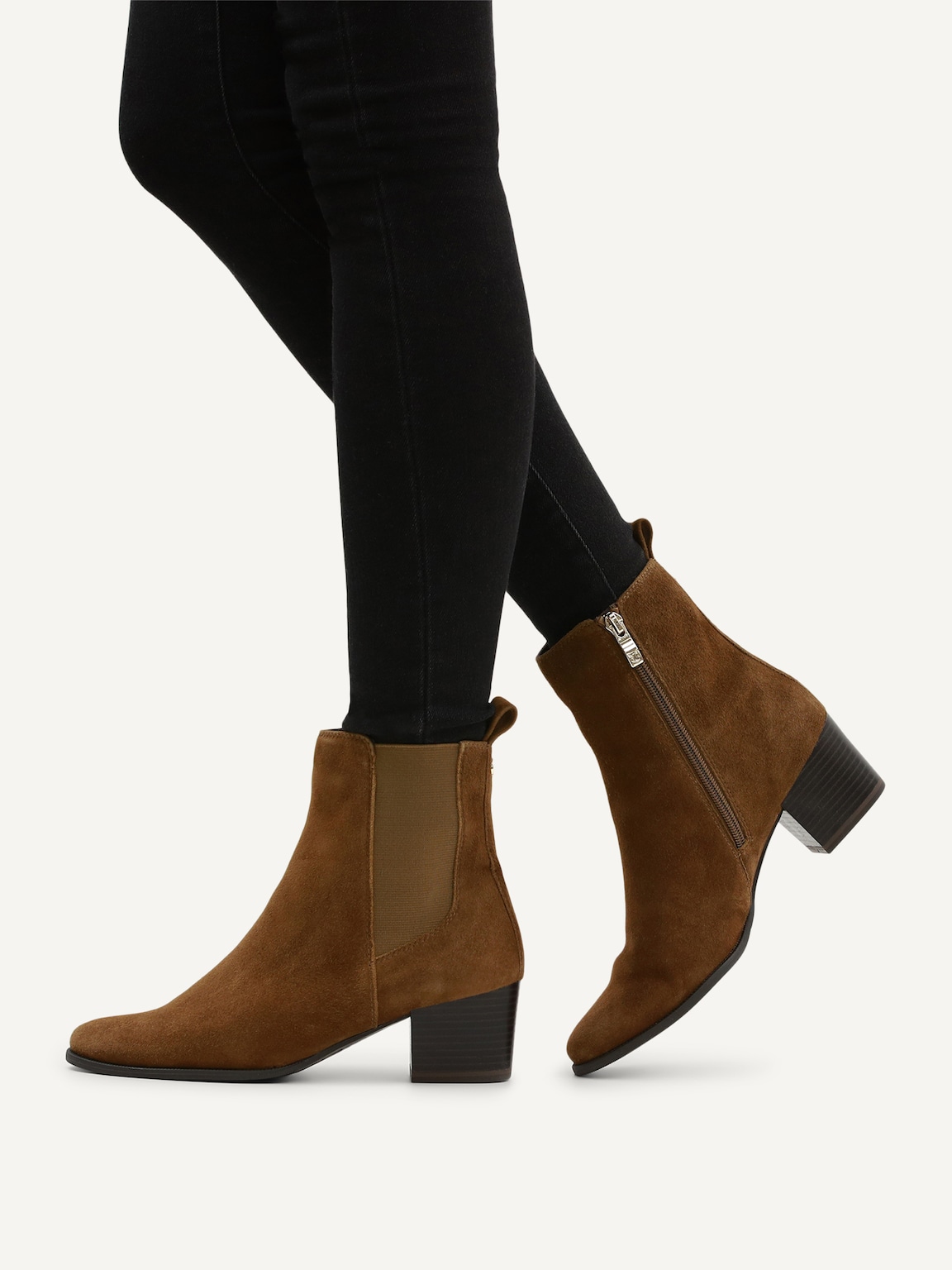 Caprice, Bootie - brown BROWN SUEDE, image 2 of 6