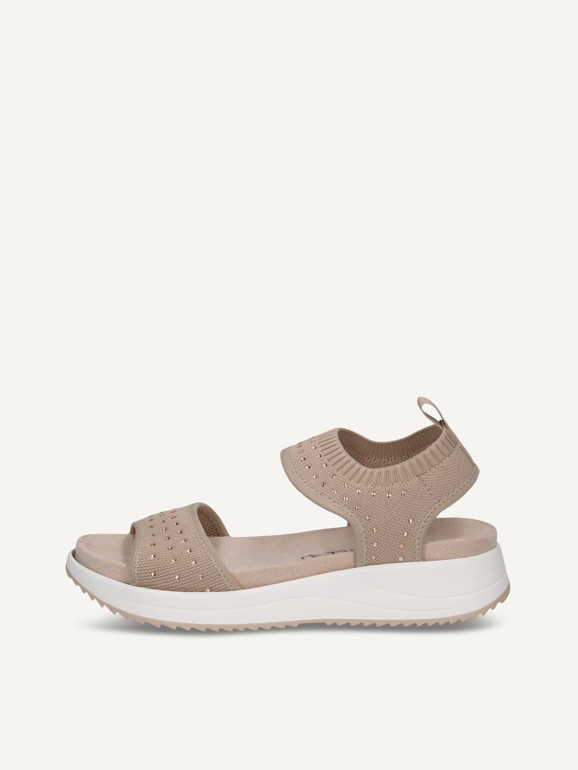 Caprice, Sandal - beige SAND KNIT, image 3 of 6