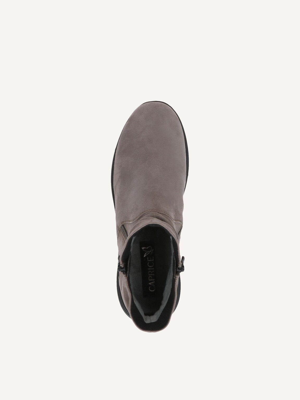 Caprice, Leather Bootie - beige DK TAUPE SUEDE, image 6 of 6