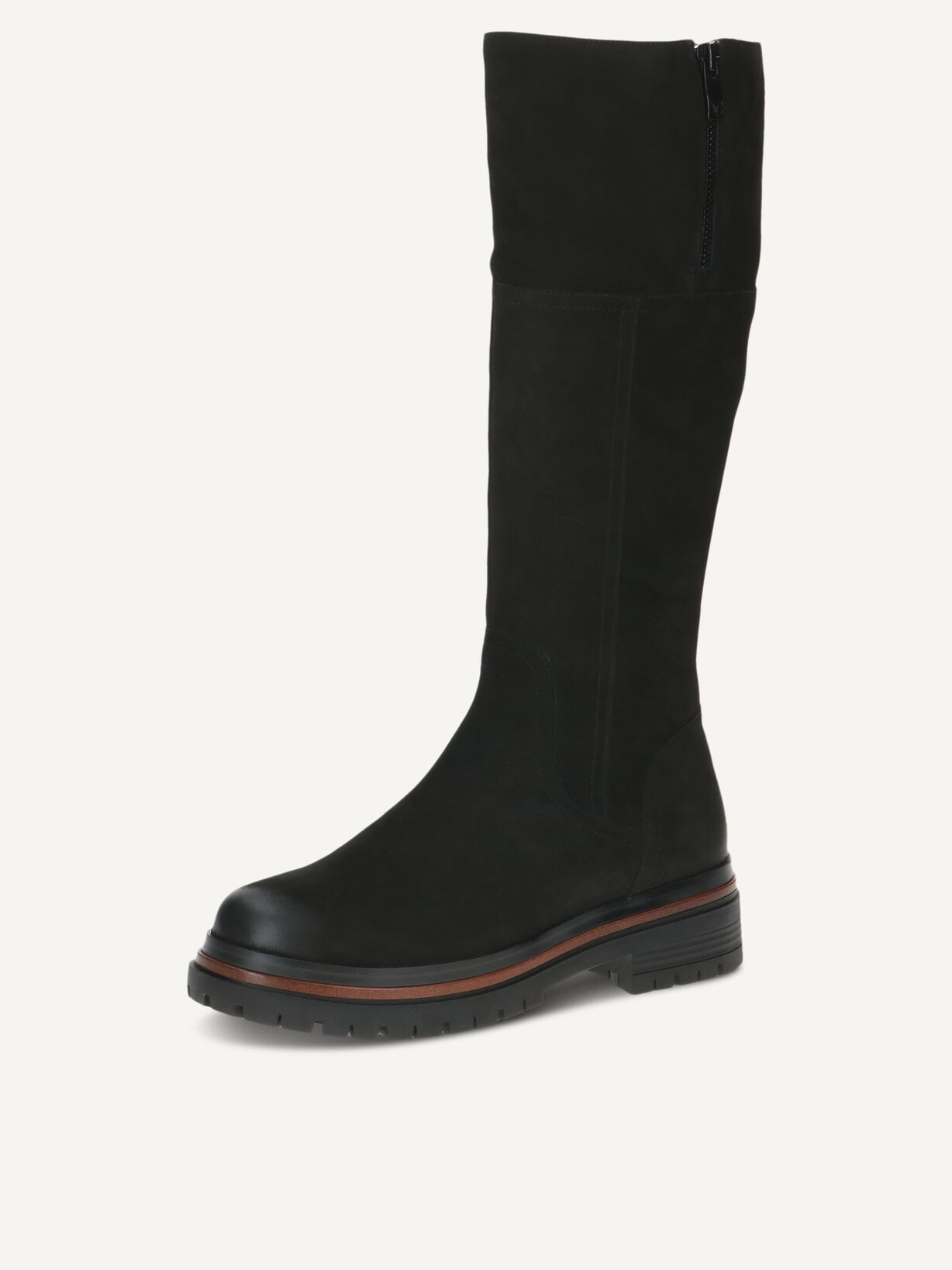 Caprice, Bottes en cuir - noir BLACK NUBUC, image 2 sur 5