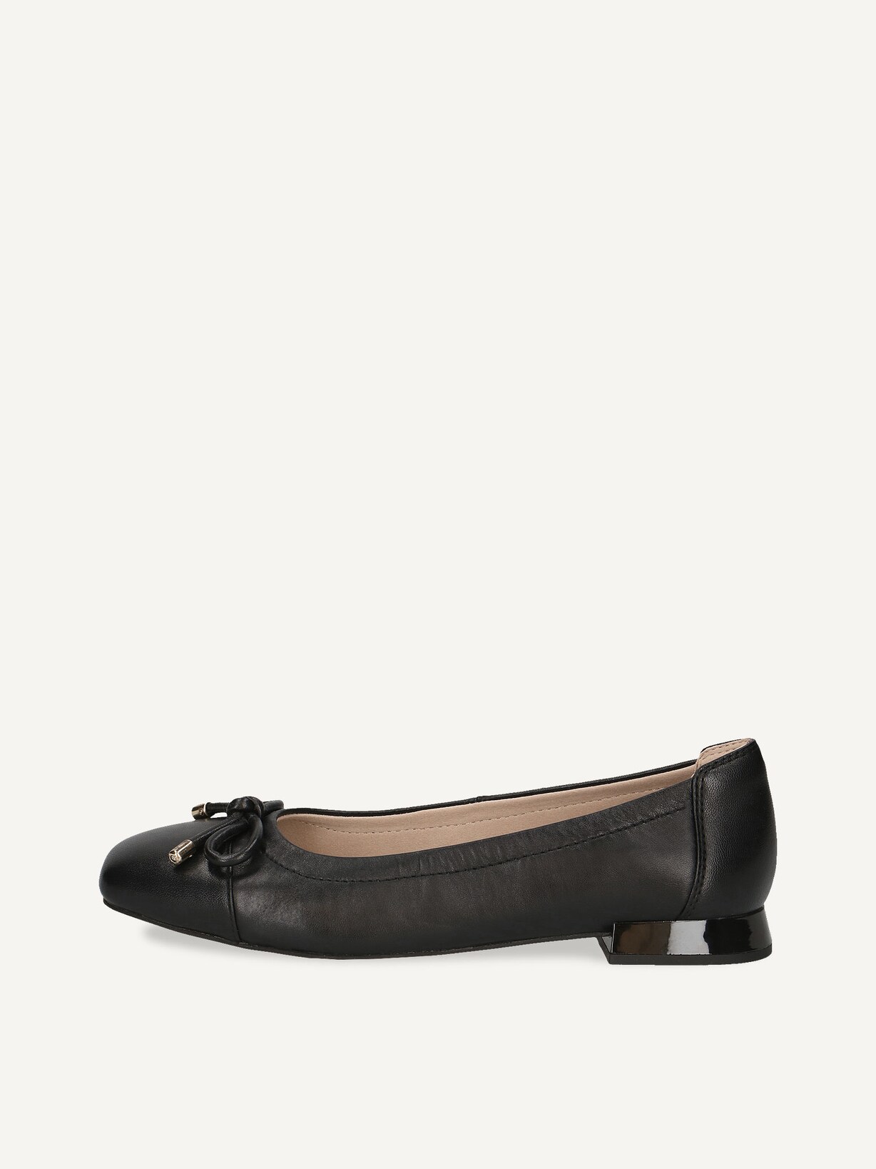Caprice, Ballerine en cuir - noir BLACK NAPPA, image 1 sur 5