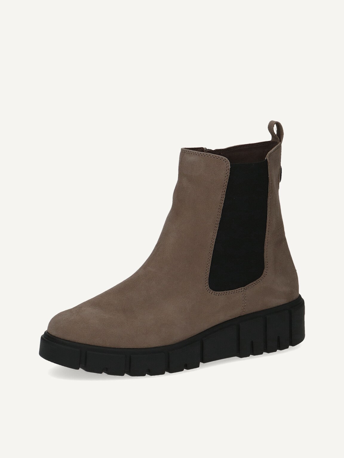 Caprice, Leather Bootie - brown MUD SUEDE, image 1 of 6