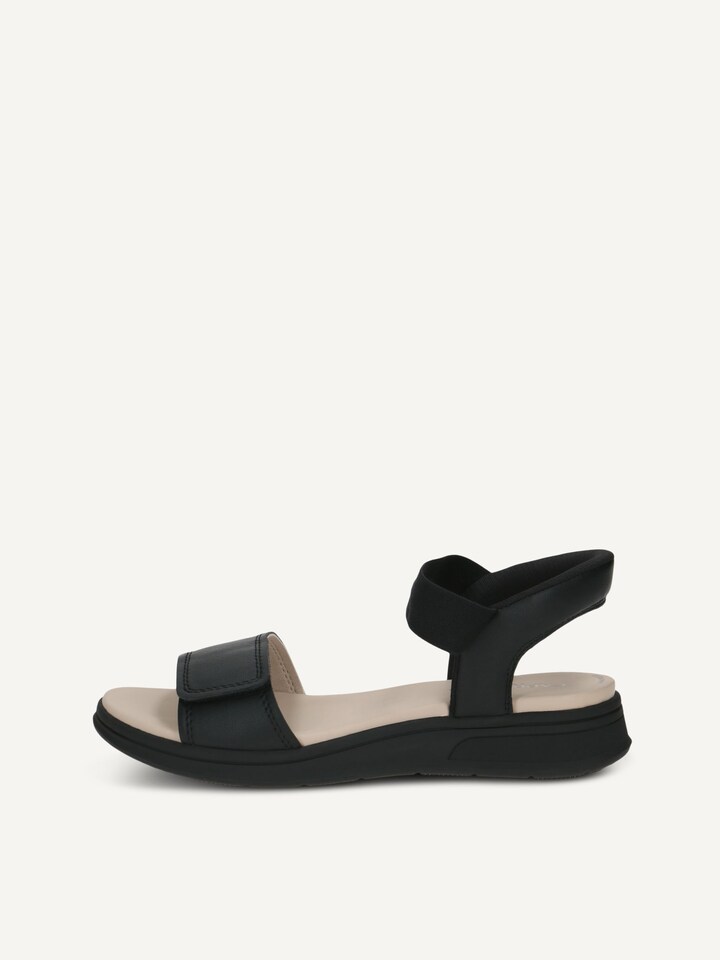 Caprice, Sandale en cuir - noir BLACK NAPPA