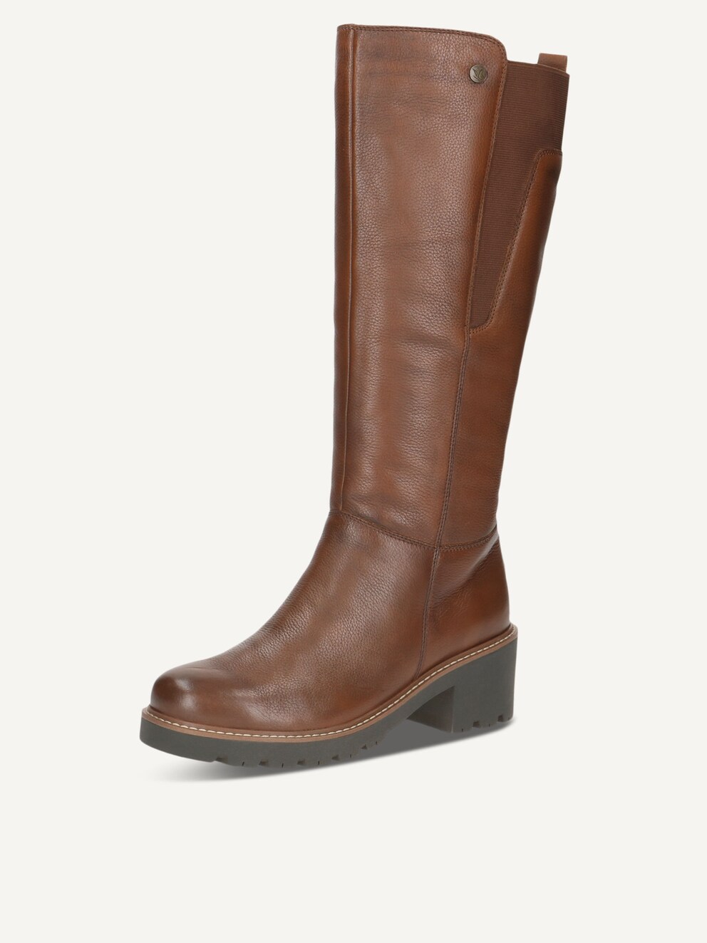 Caprice, Leather Boots - brown warm lining COGNAC NAPPA, image 1 of 6