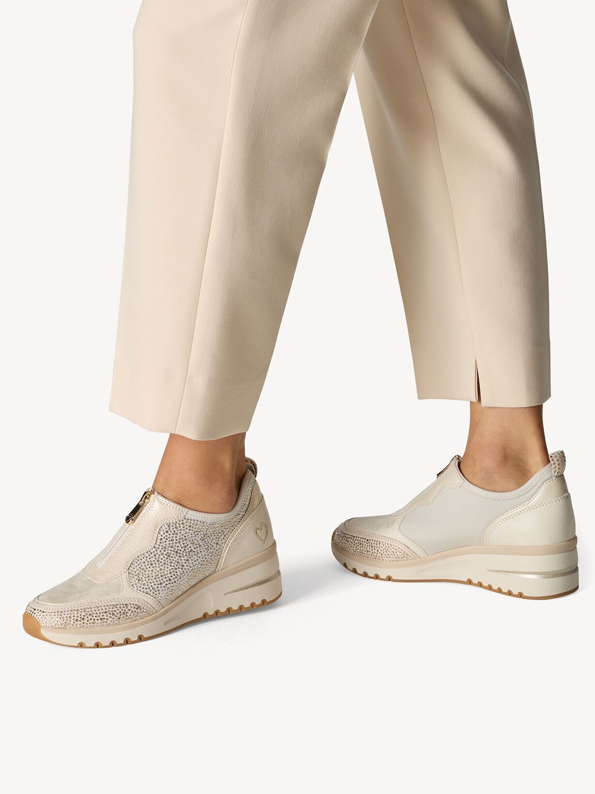 Marco Tozzi, Sneaker - beige CREAM COMB, image 2 of 8