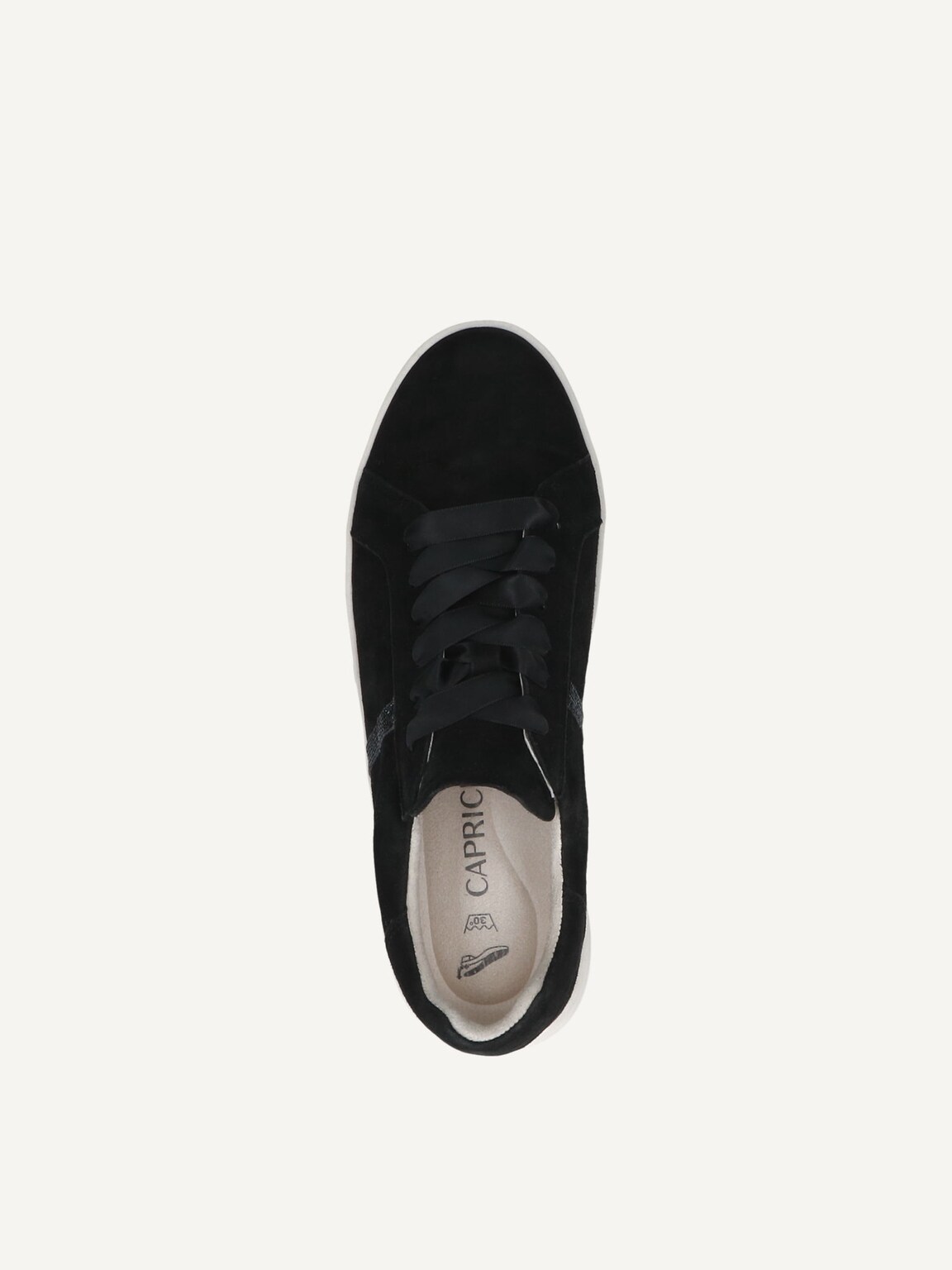 Caprice, Leather Low shoes - black BLACK SUEDE, image 6 of 6