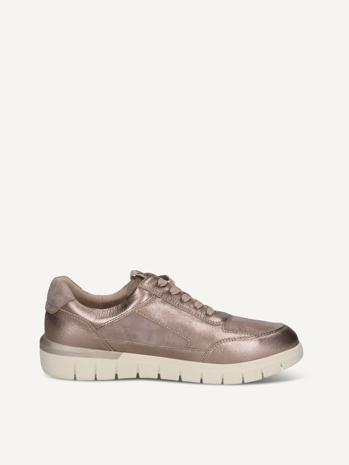 Caprice, Leather Sneaker - beige TAUPE COMB, image 3 of 5