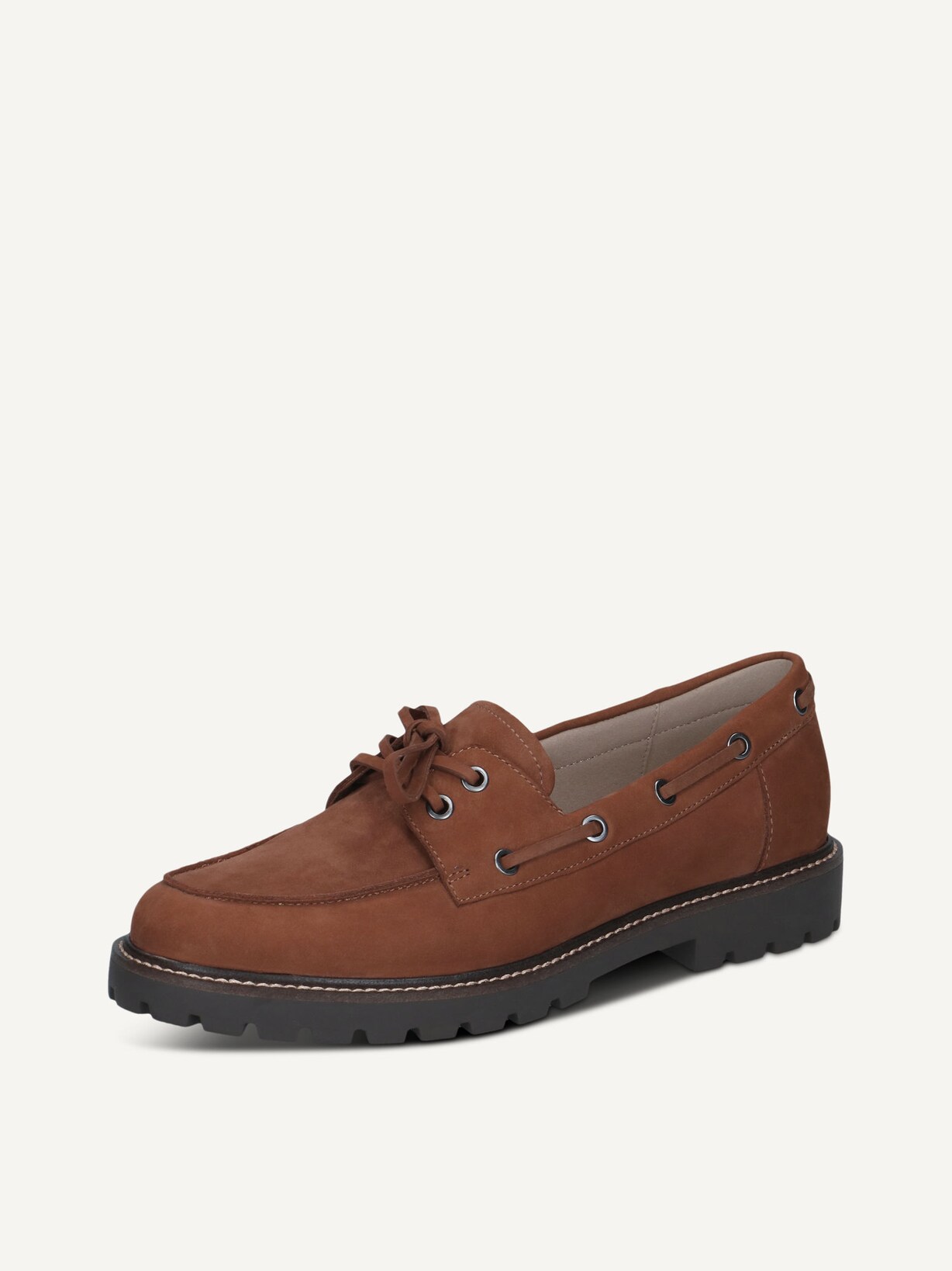 Caprice, Lederhalbschuh - braun COGNAC NUBUC, Bild 2 von 5