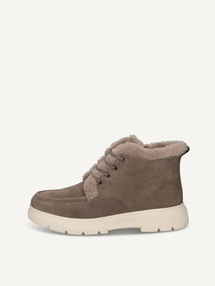 Caprice, Bootie - beige warm lining DK TAUPE SUEDE, image 3 of 6
