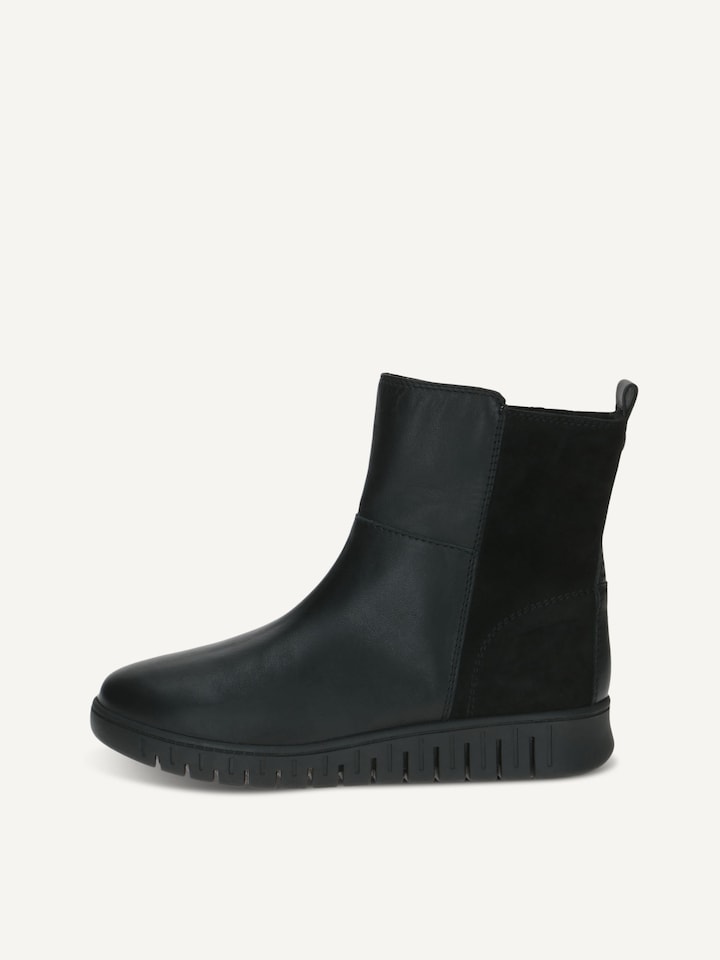 Caprice, Bottine en cuir - noir BLACK COMB