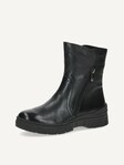 Not selected, Caprice, Leather Bootie - black warm lining BLACK NAPPA