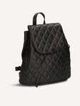 Not selected, Caprice, Leather Backpack - black BLACK NAPPA