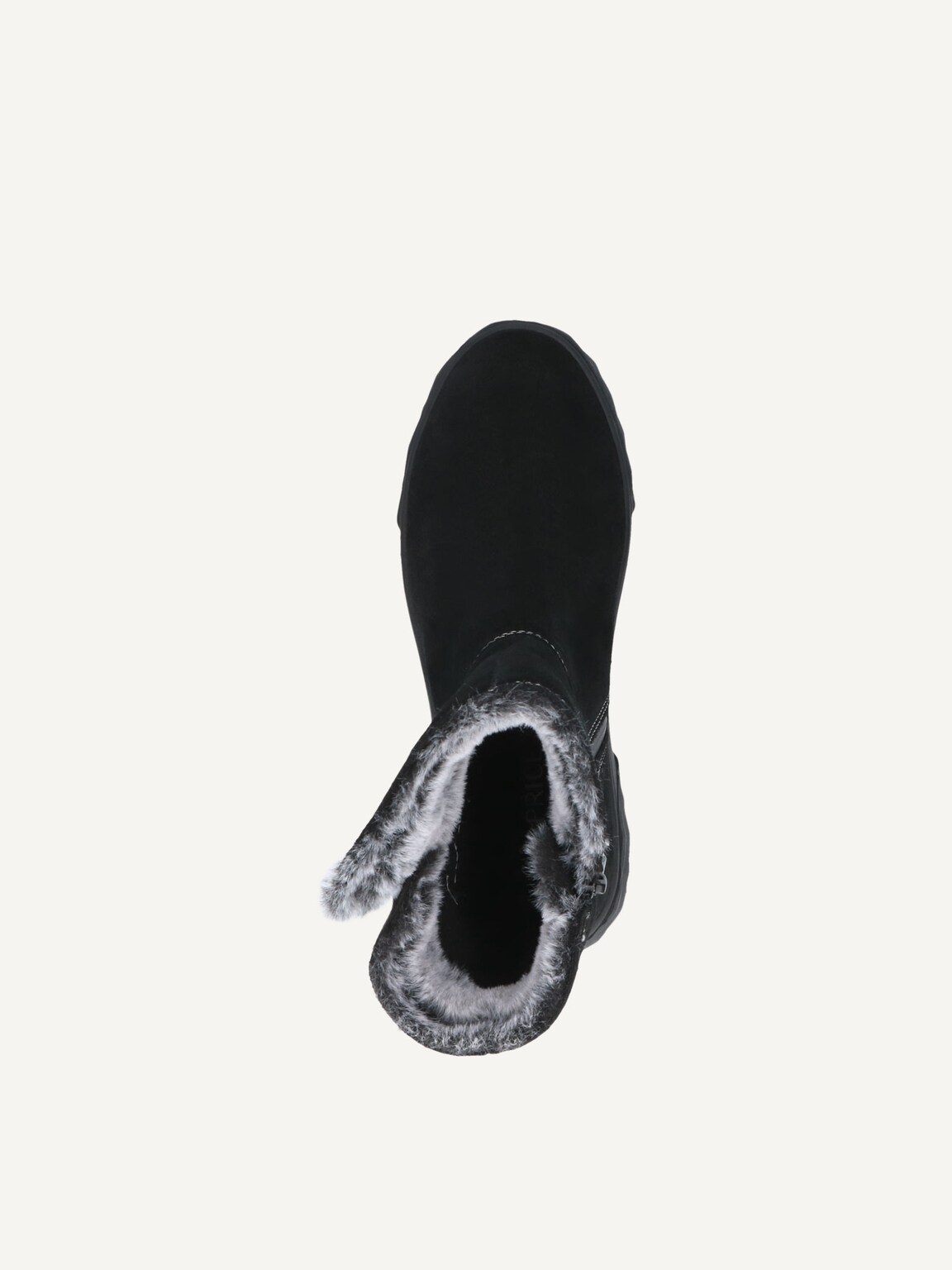 Caprice, Leather Bootie - black warm lining BLACK SUEDE, image 5 of 5