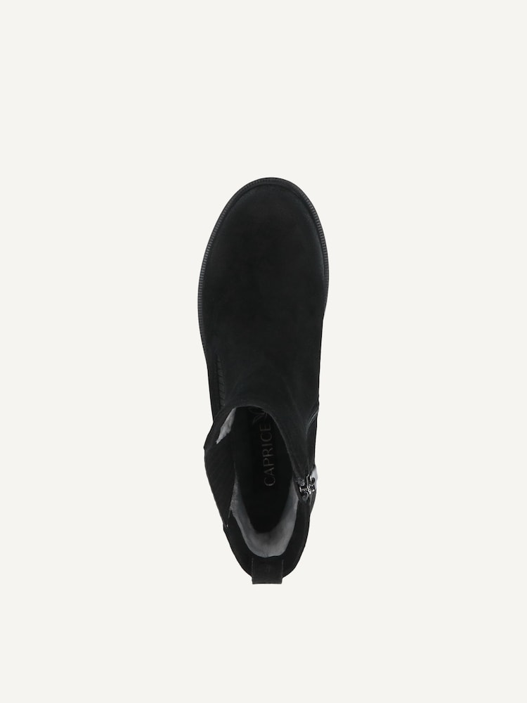 Caprice, Bottine Chelsea - noir BLACK SUEDE, image 4 sur 5